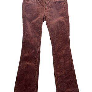 Wild Fable Womens Low Rise Flare Corduroy Pants Size 4 Chocolate Hippie